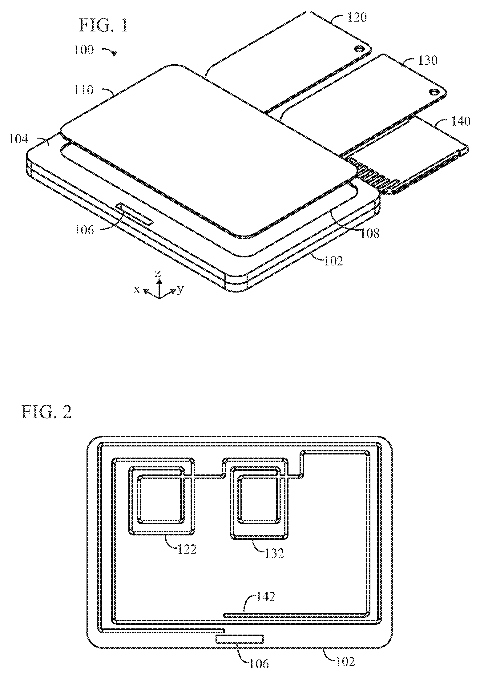 Portable identity card reader system for physical and logical access