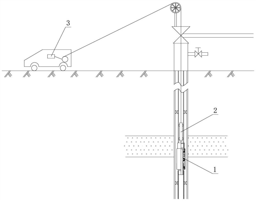 Oil well mechanical water plugging packer seal examining system