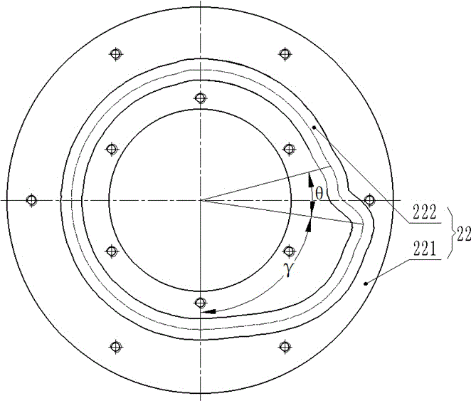 Paper-folding cam ejector for pocket tissue packing and method