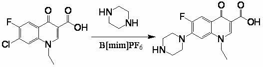 Chemical preparation method of norfloxacin