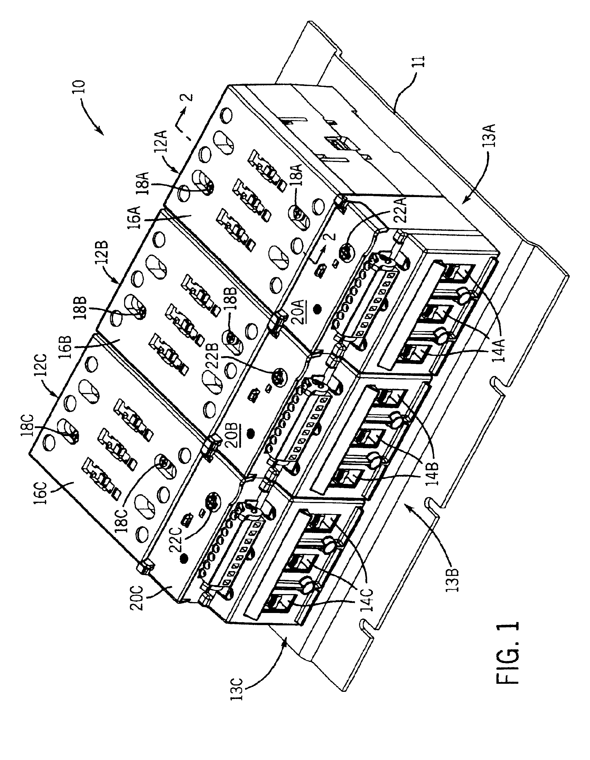 Method and apparatus to control modular asynchronous contactors