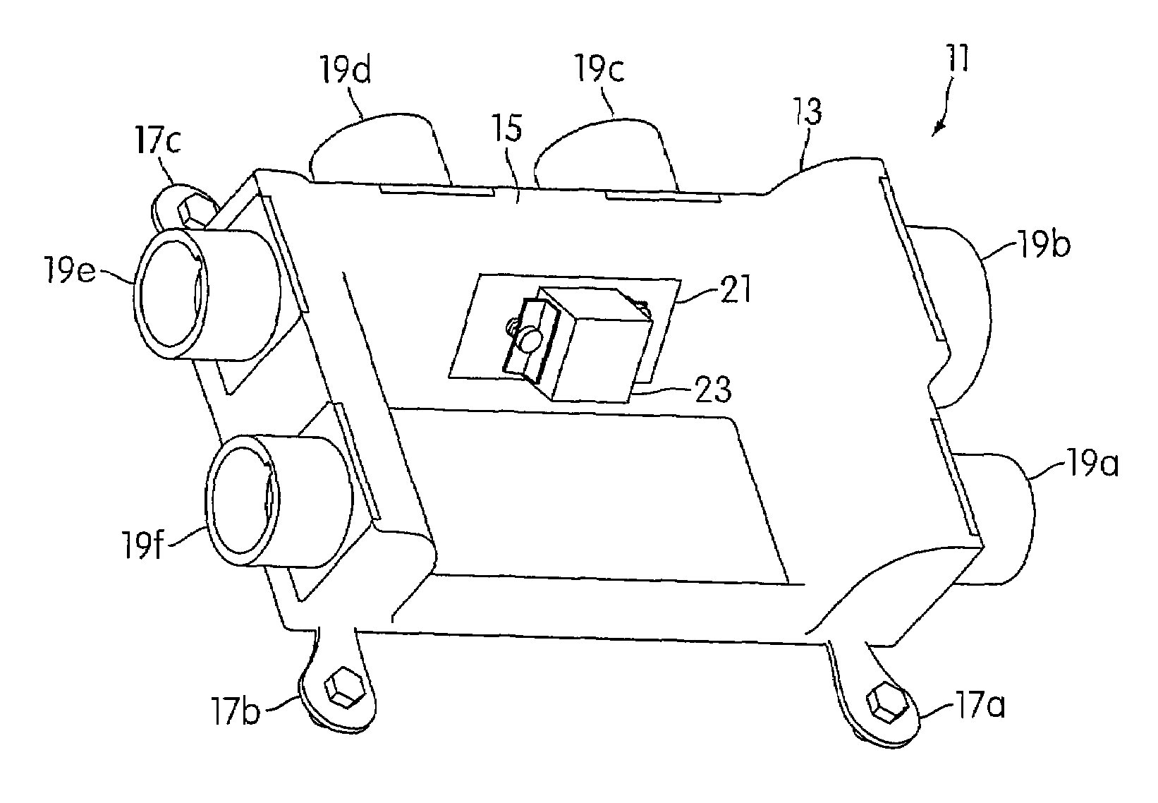 Molded electronic assembly