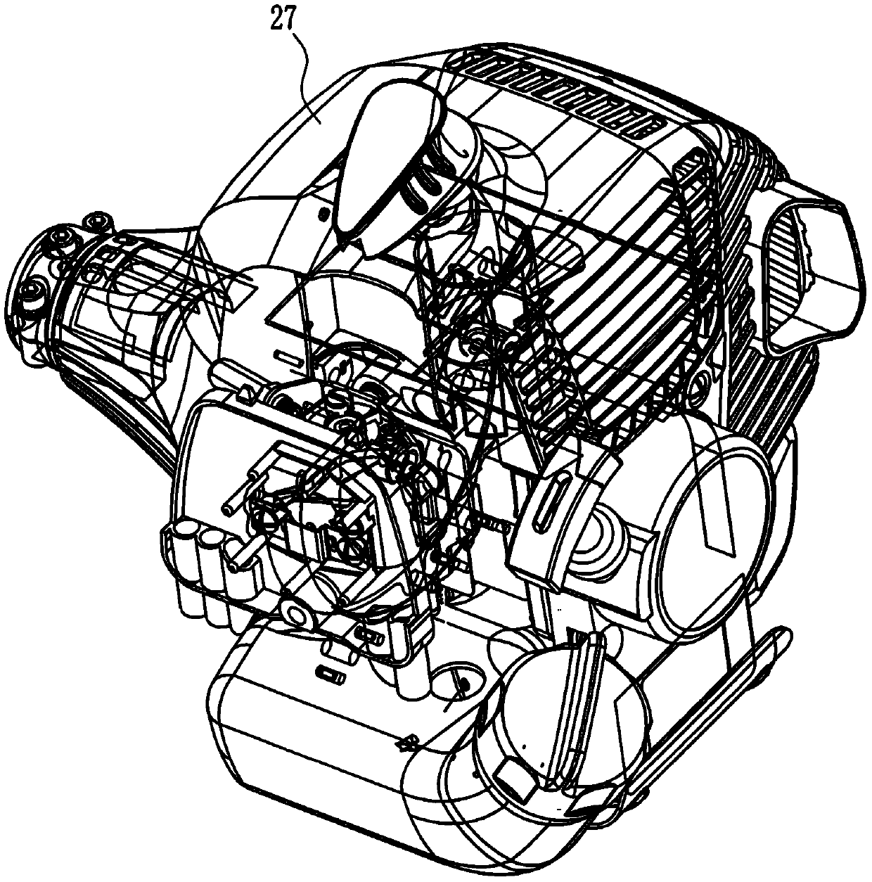 Smart lawn mower having steering gear rotor fly-cutters