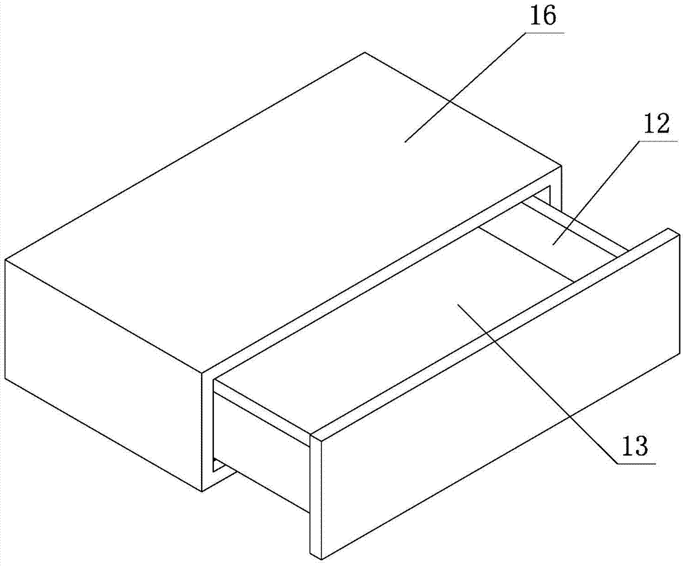 Damping anti-falling structure of furniture drawers