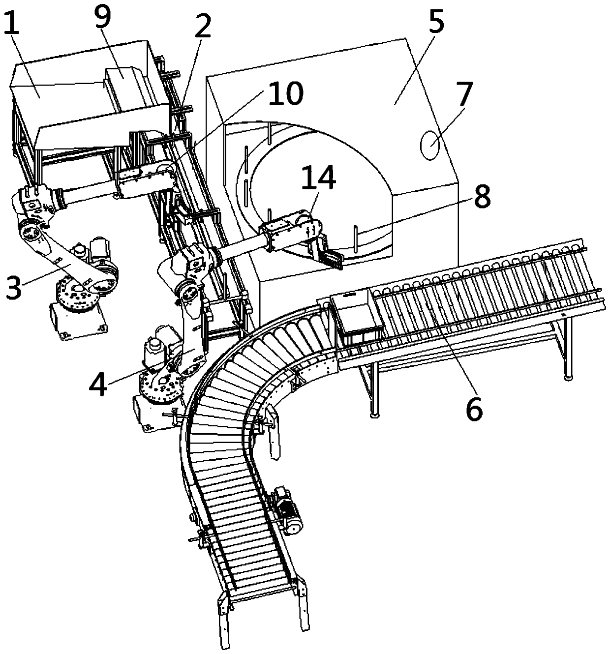 Workpiece spraying system and spraying method using the same