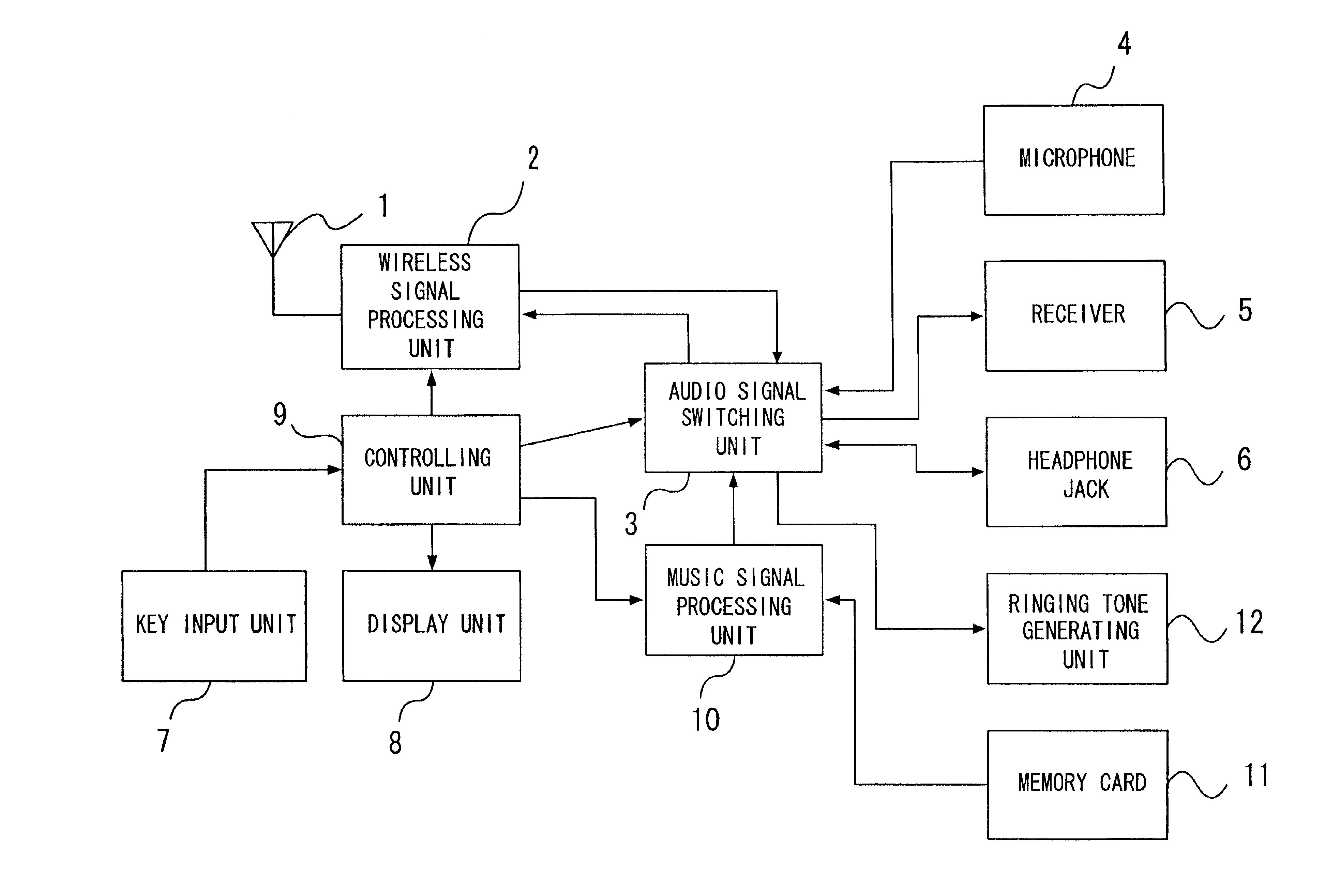 Portable wireless communication apparatus with the varied hold tone