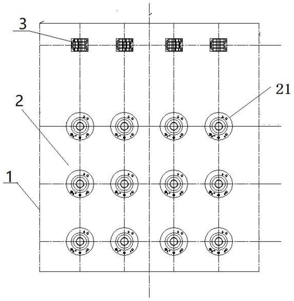 Over fire air nozzle structure