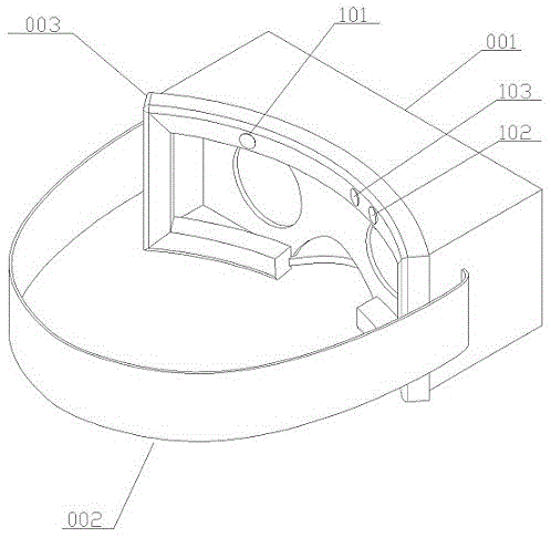 Virtual-reality device with head-bio-electricity-signal-based human-computer interaction function