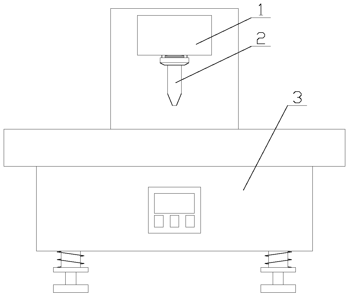 Clean type digital-controlled drilling machine having balance adjustment function