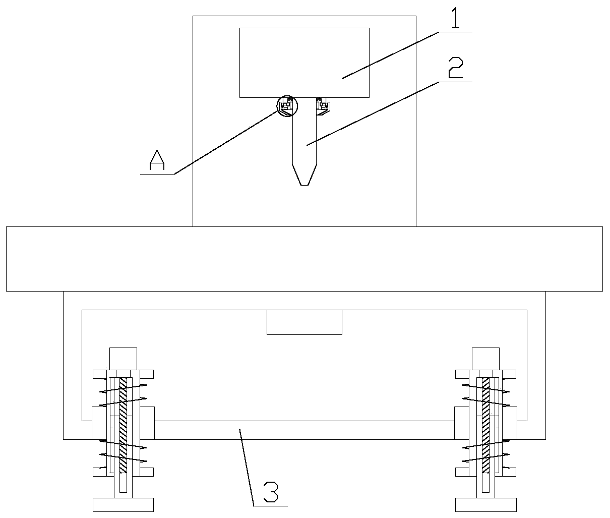 Clean type digital-controlled drilling machine having balance adjustment function