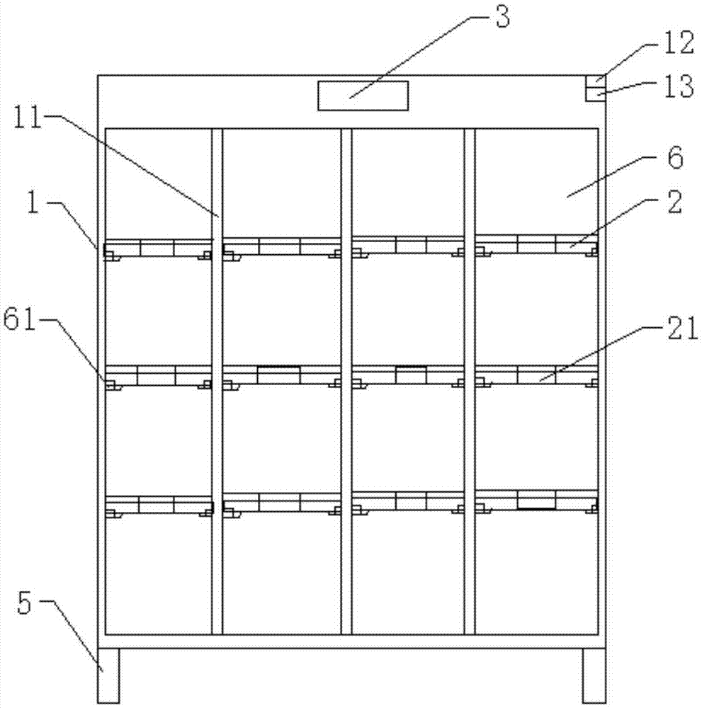 Medicine cabinet applicable to medicine shops