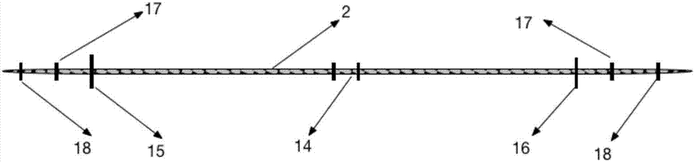 Reinforced stratospheric airship internally provided keel