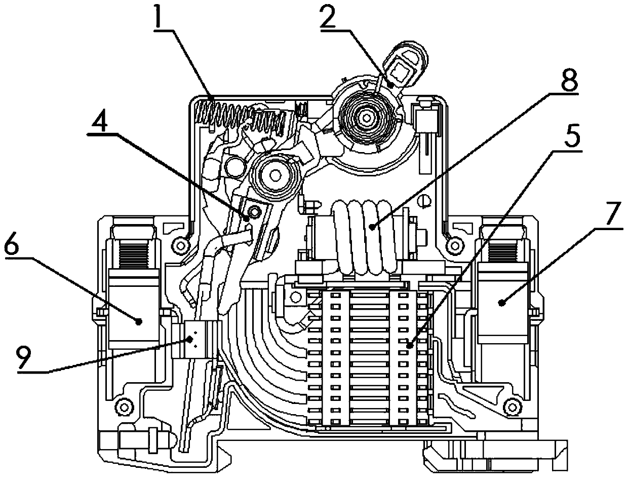 Residual current operated circuit breaker with self-checking function