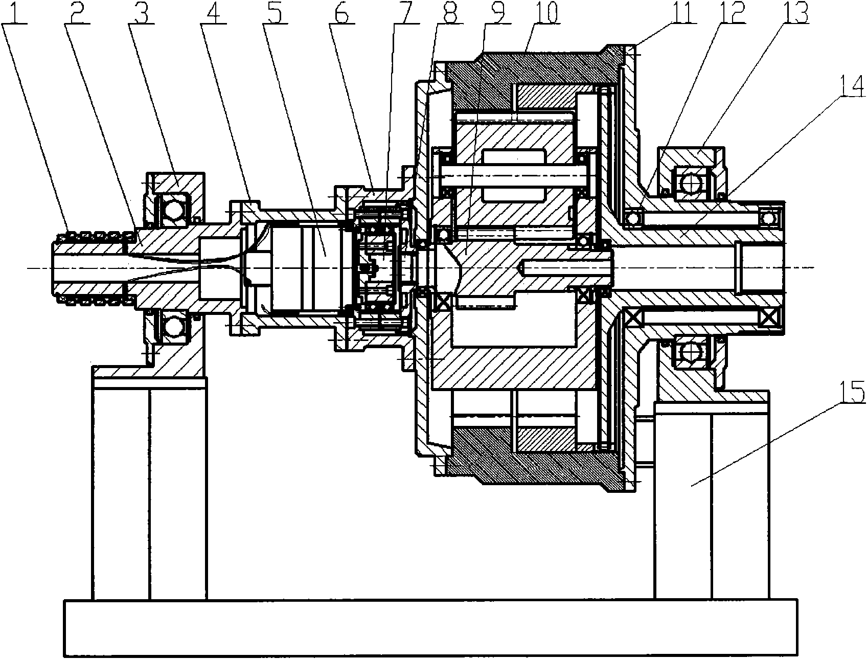 Shaft end type torque loader