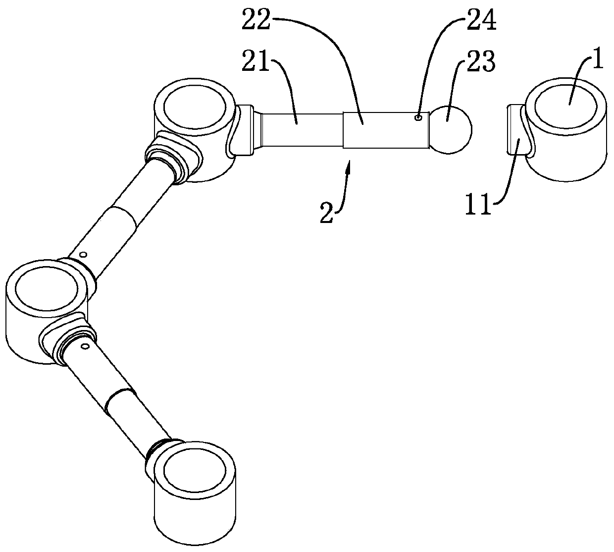 Full implantation integral bridge repair stent and mounting method thereof