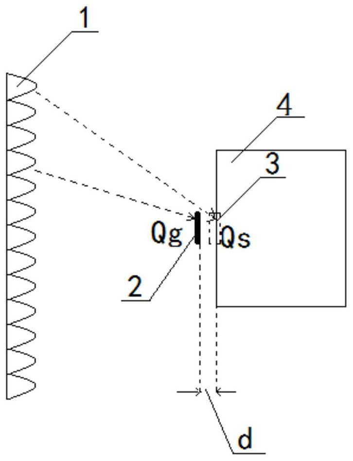 Spacecraft surface heat flow non-contact measurement method based on vacuum thermal test