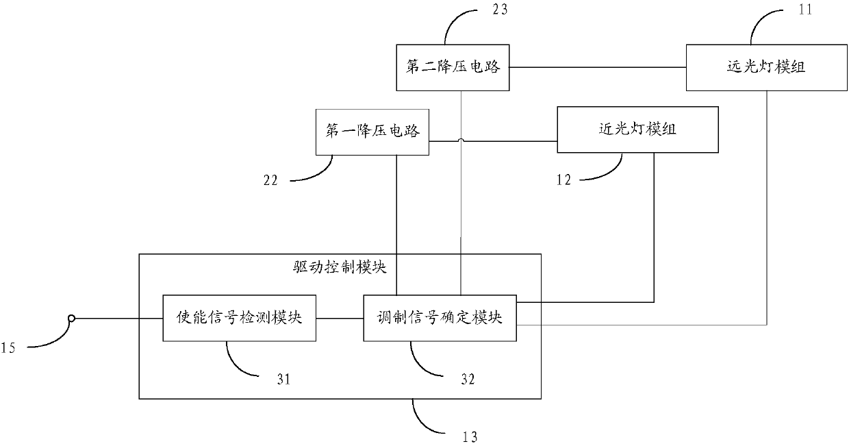 Vehicle lamp driving method and device, and vehicle