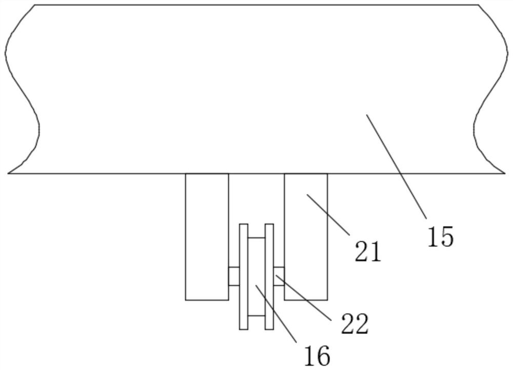 Laser horizontal height measuring device for foundation pit construction