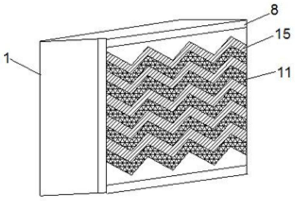 Rubber shock absorption and isolation system for high-rise building