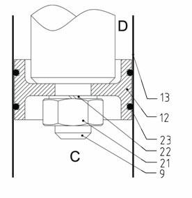 Decoupling-type constant-pressure oil chamber double-cylinder pneumatic spring