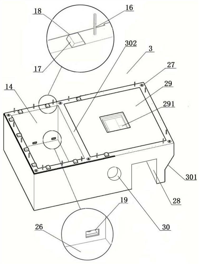 Precast concrete module hoistway for additionally arranging elevator and construction method