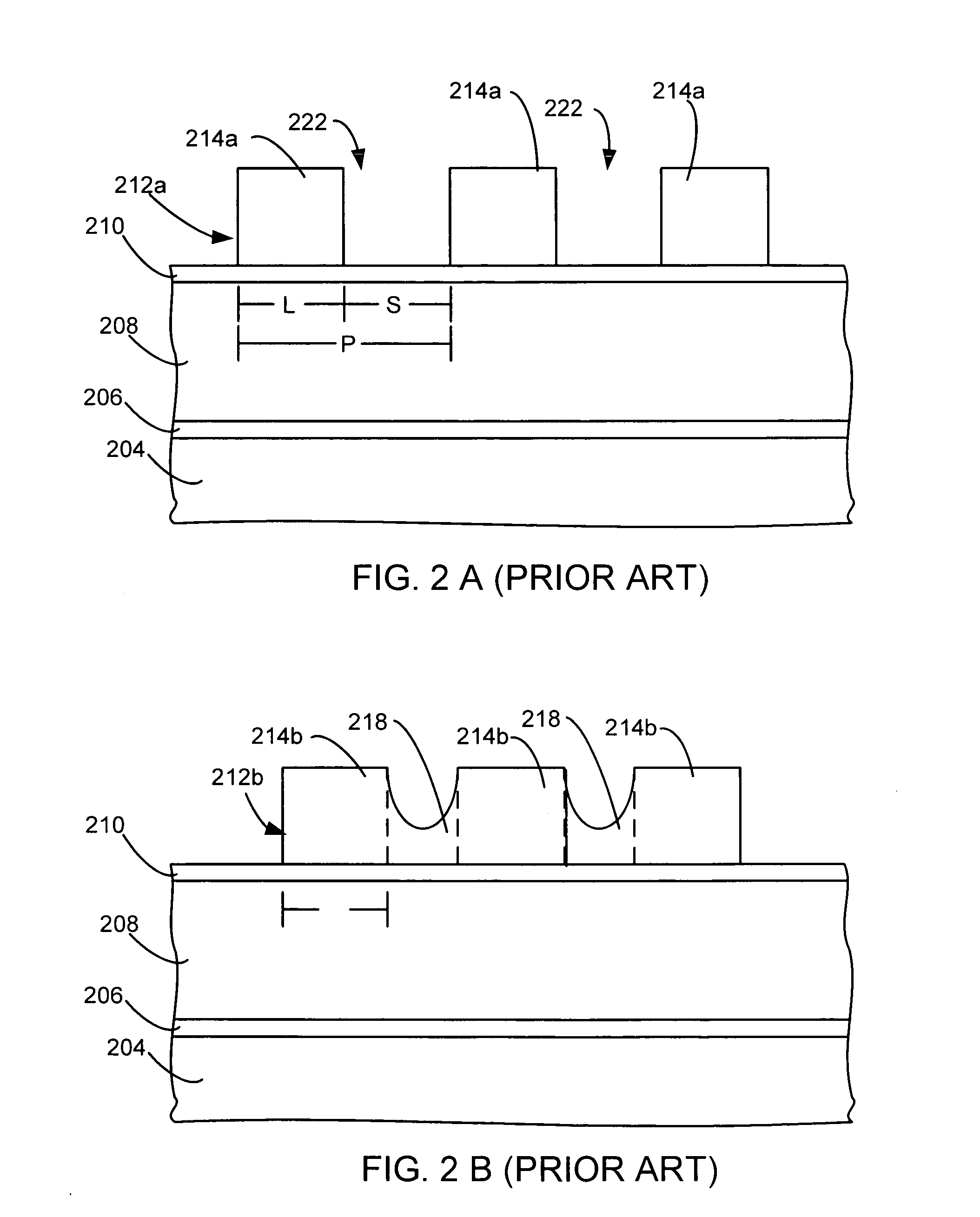 Reduction of feature critical dimensions using multiple masks