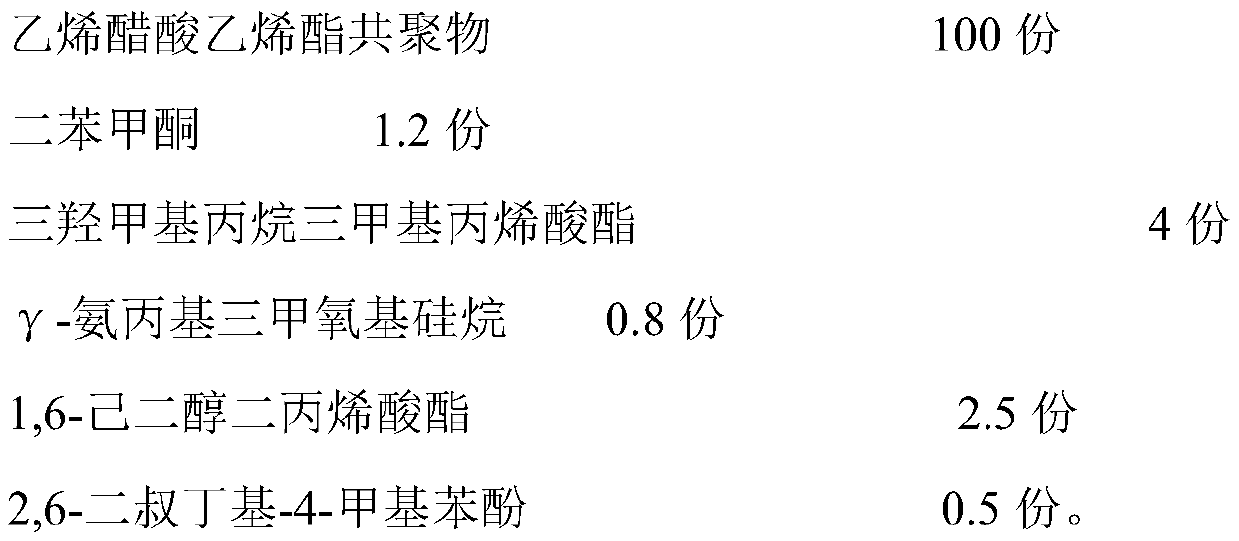 Hot-melting optical adhesive film for 3D curved display and preparation method thereof