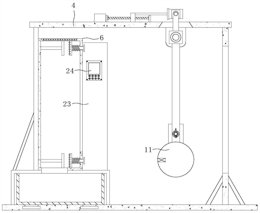 Double-station strength detection device for aerated concrete plate