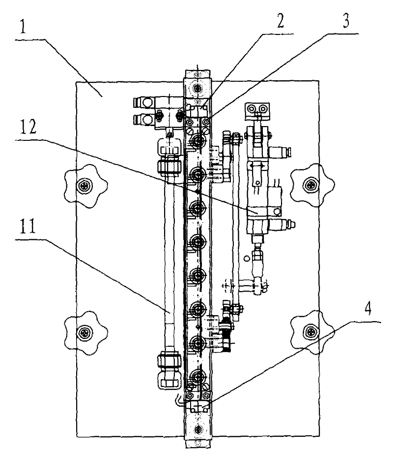 Semiconductor packaging device with resin material loading photoelectric detection device