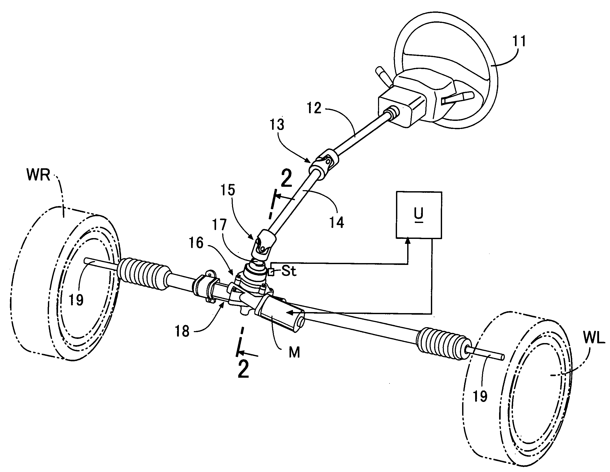 Rack-and-pinion steering apparatus