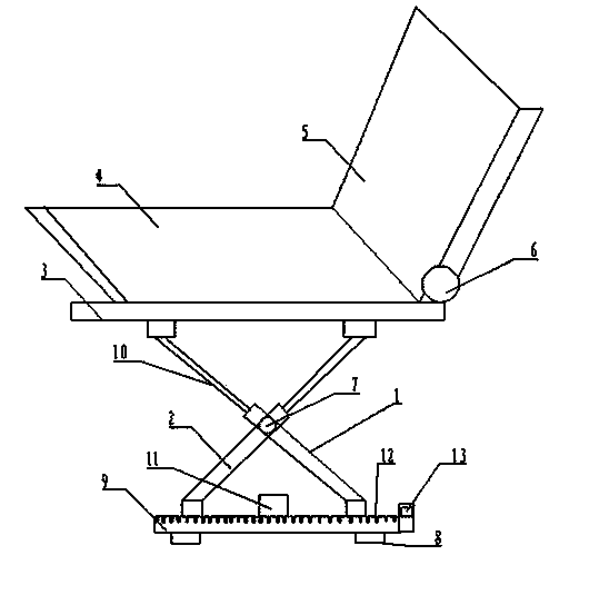 Chair with lifting structure