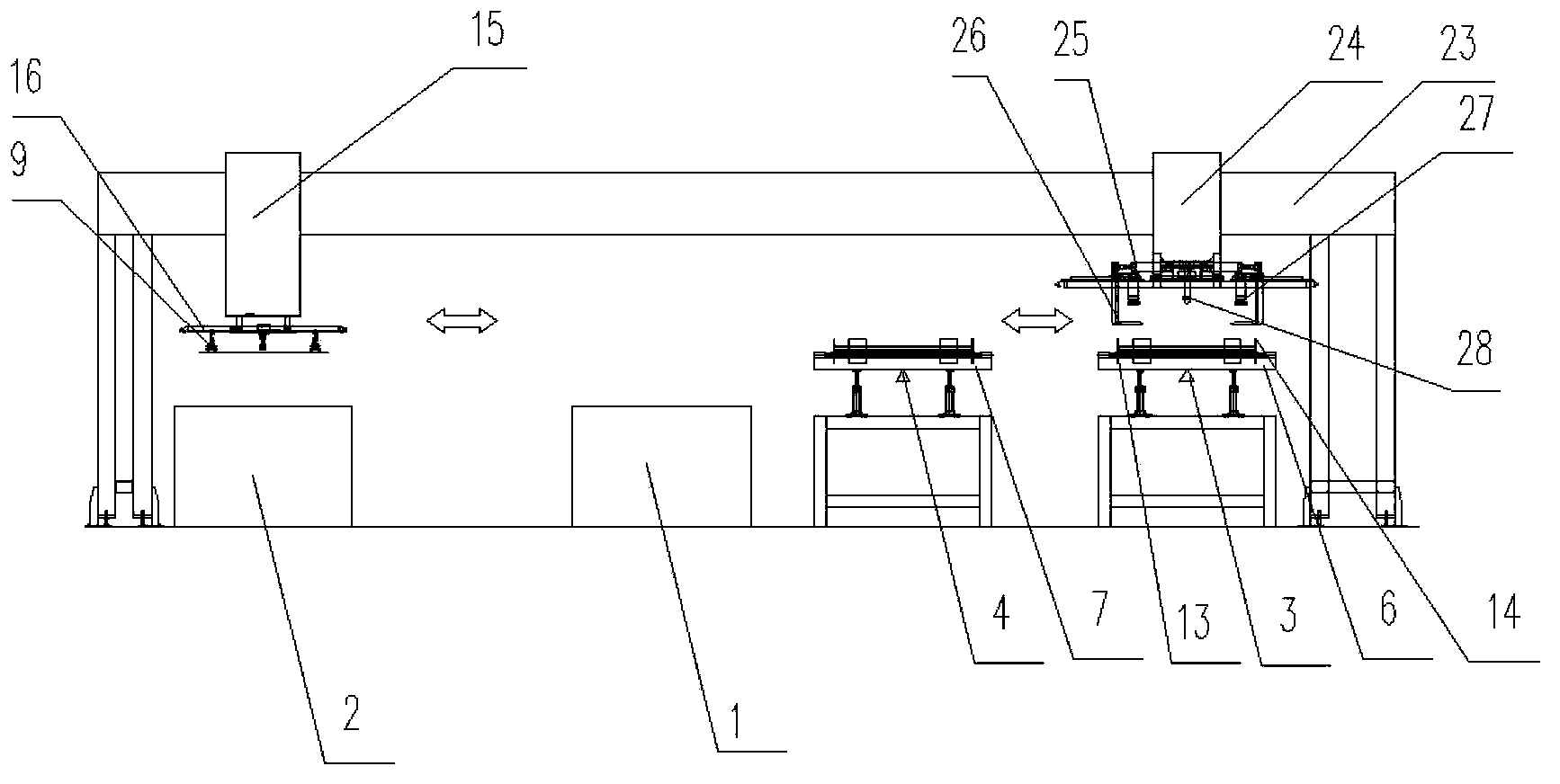 Phenolic paper automatic proportioning and stacking system