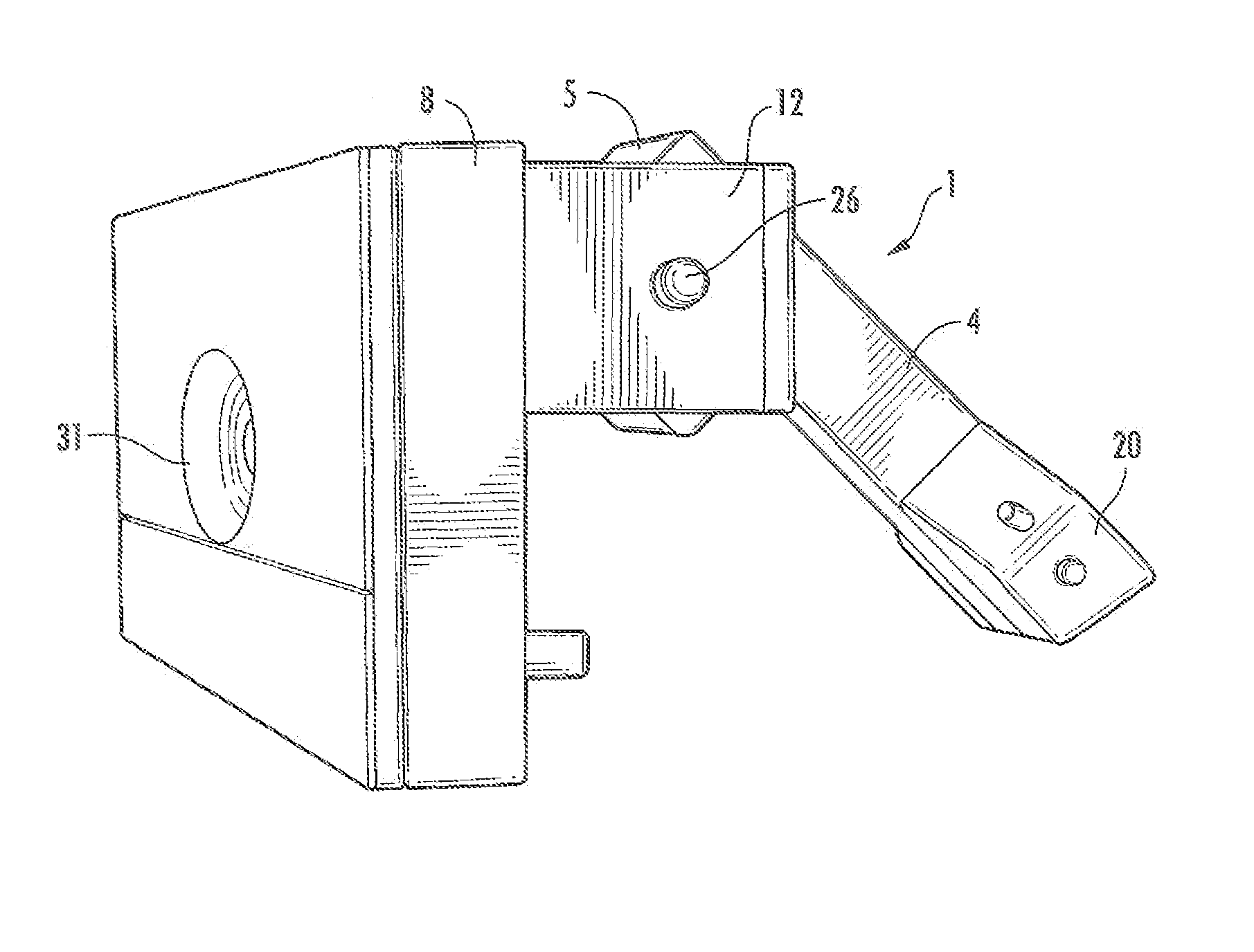 Door mounted finger safety device