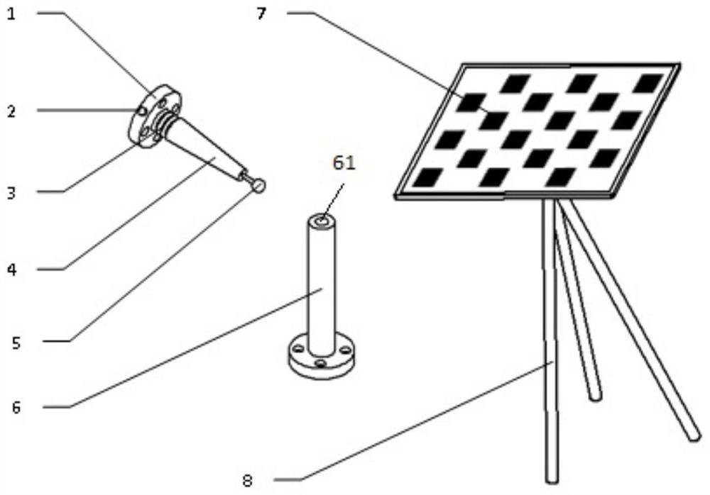 Device and calibration method for calibrating multi-robot cooperative work coordinate system