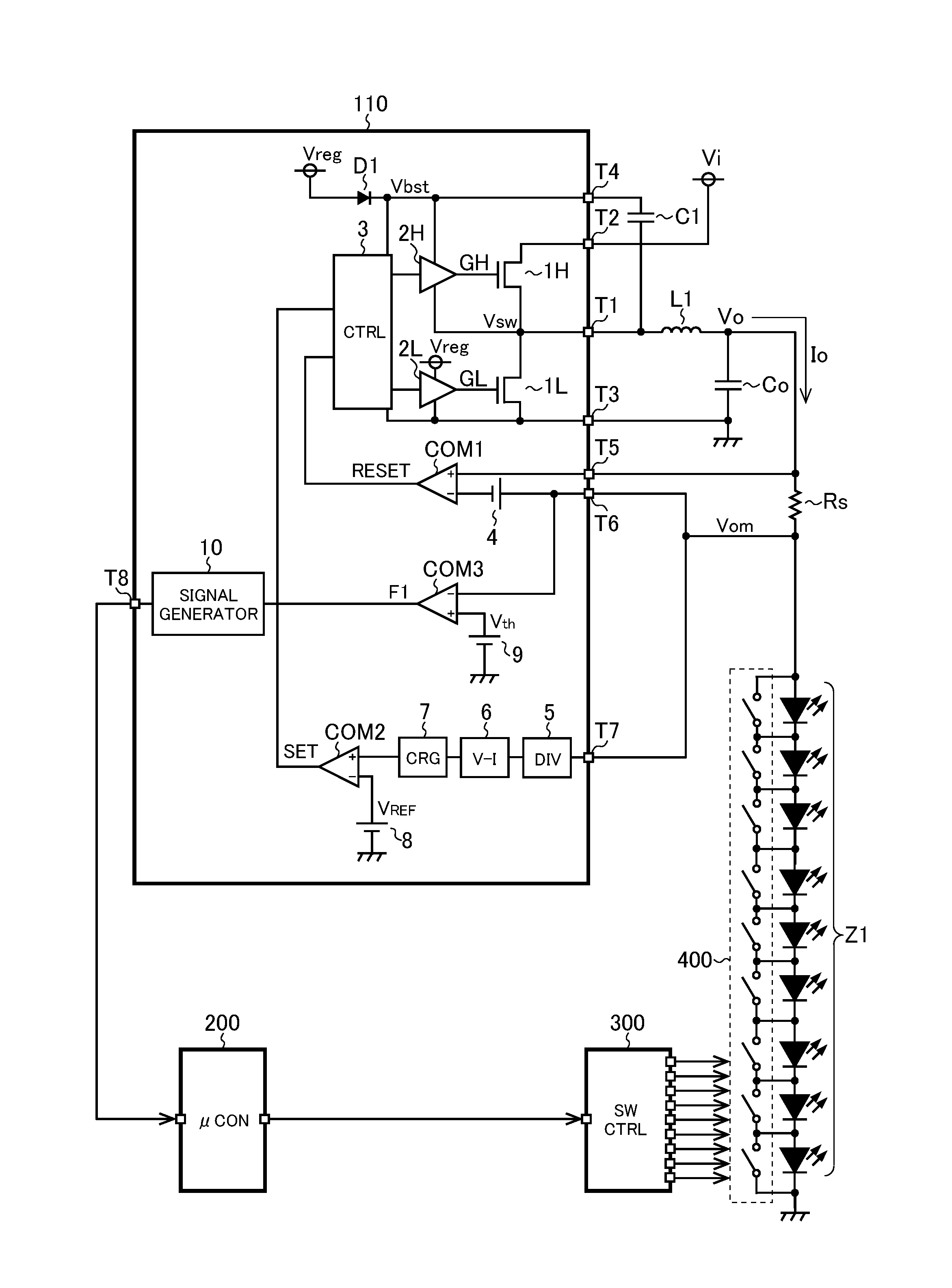 Light emitting element driving device, light emitting device, and vehicle