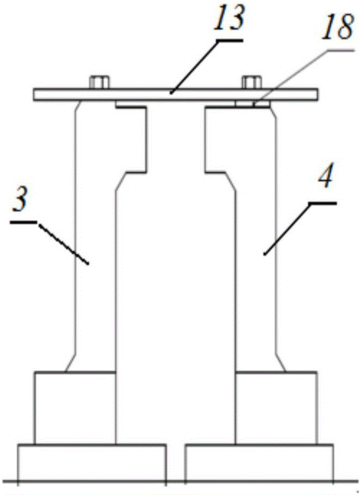 Clamp special for drilling, milling and cutting carbon fiber composite material