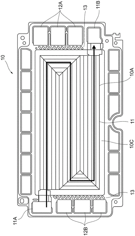 Fuel cell separator, fuel cell and fuel cell battery