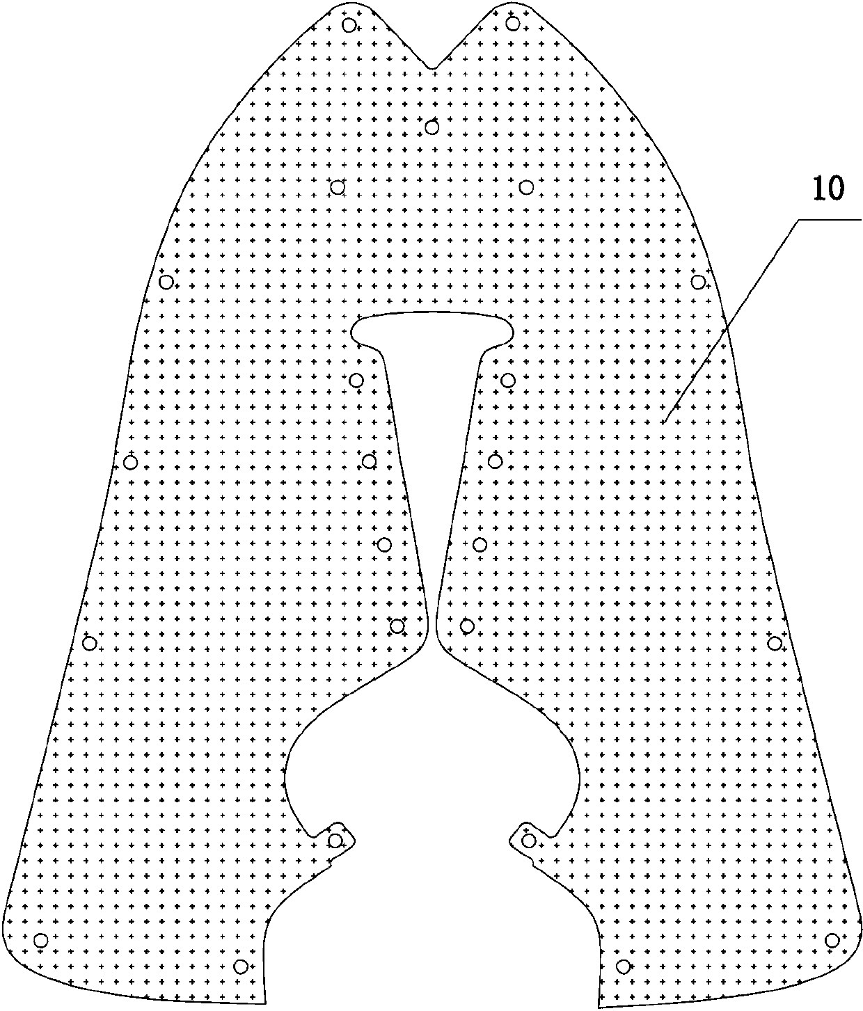 Novel protective shoe upper and production technique thereof