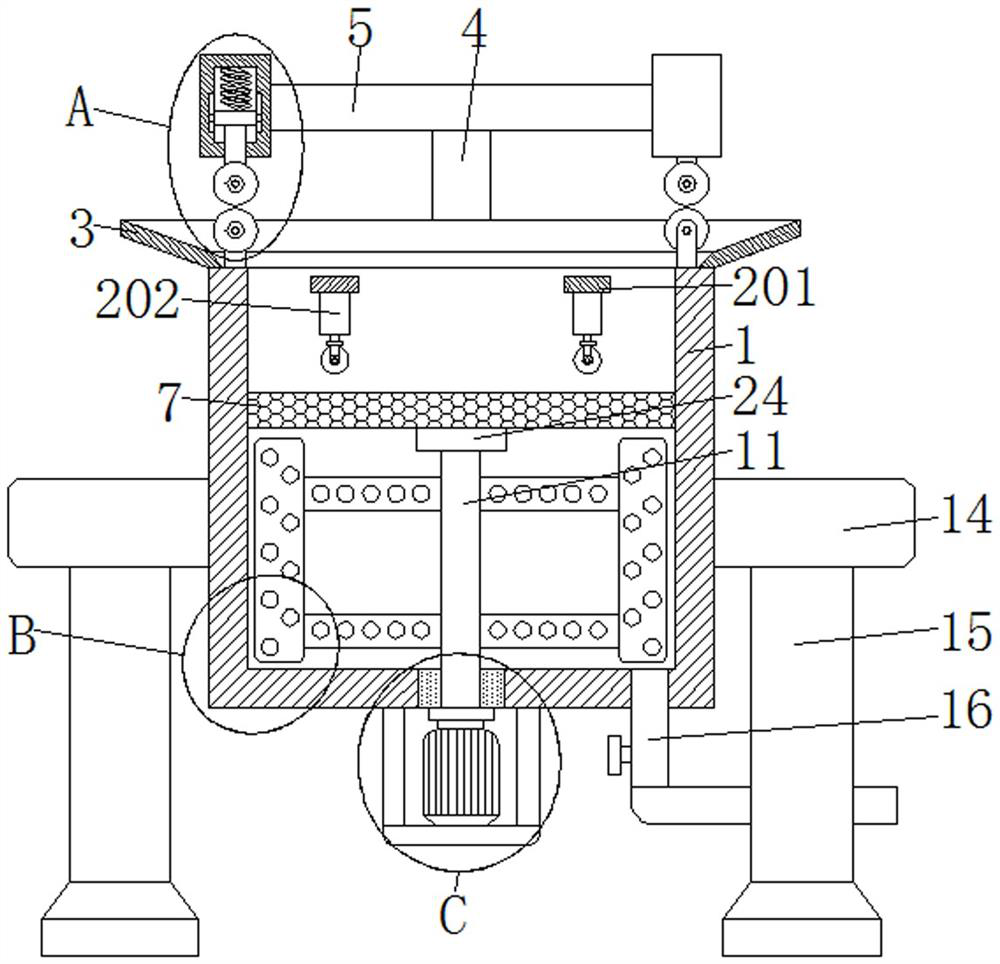 A kind of fabric dyeing equipment