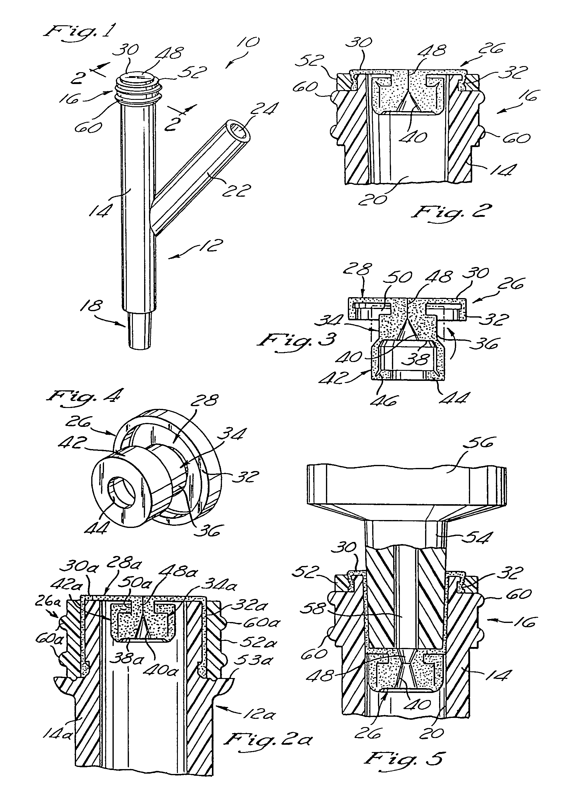 Needleless injection site