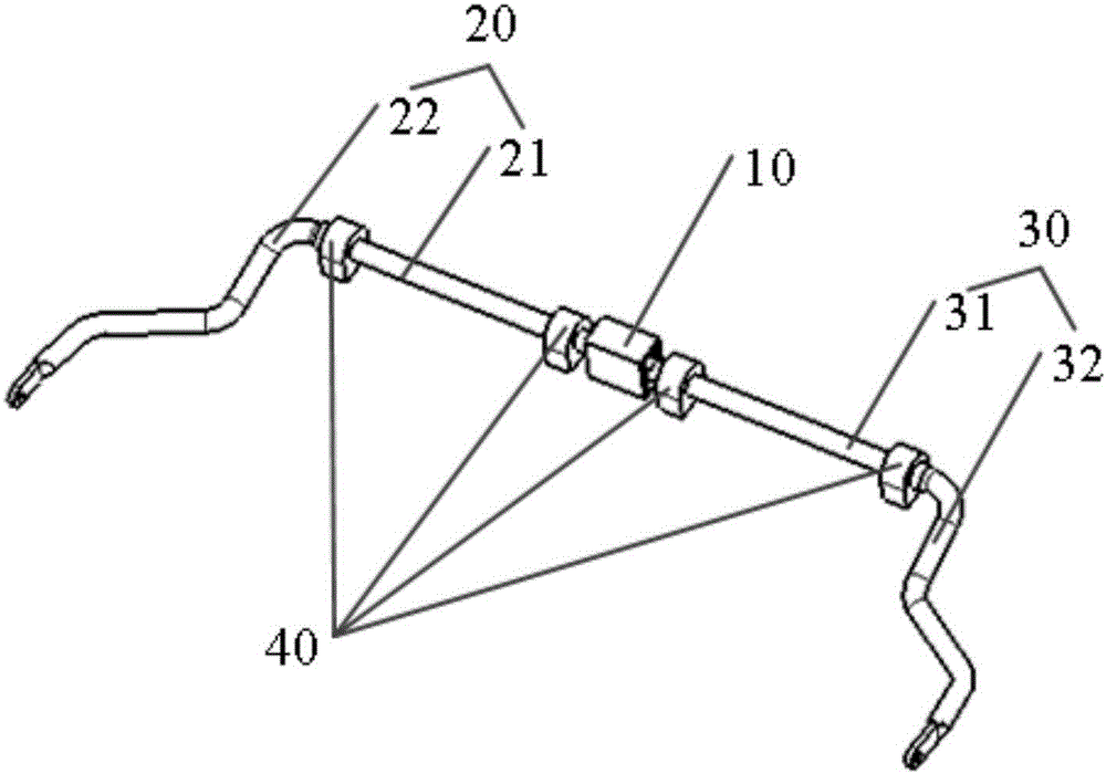 Disconnectable type automobile stabilizer bar