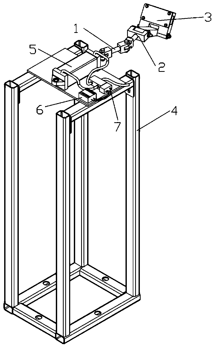 Emergency door body and door lock service life detection device