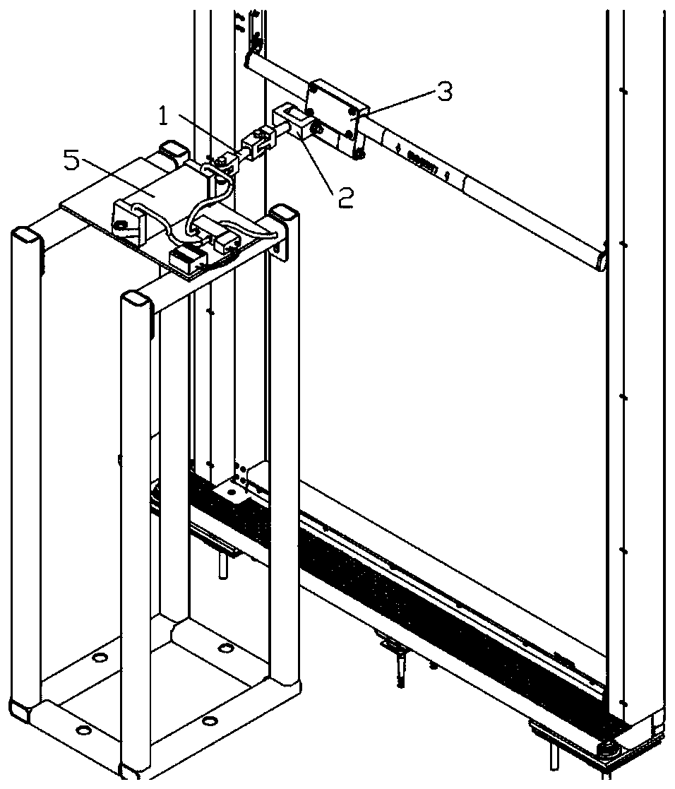 Emergency door body and door lock service life detection device