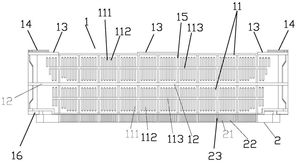 Multi-layer breeding frame for whole-age factory silkworm breeding