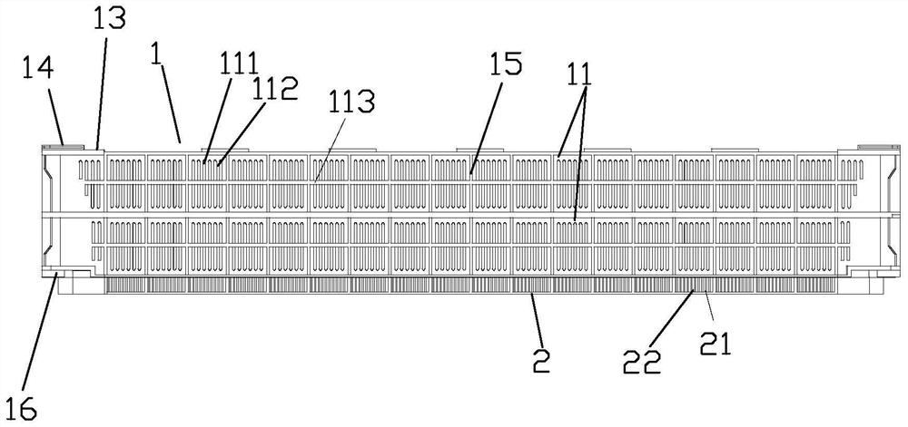 Multi-layer breeding frame for whole-age factory silkworm breeding