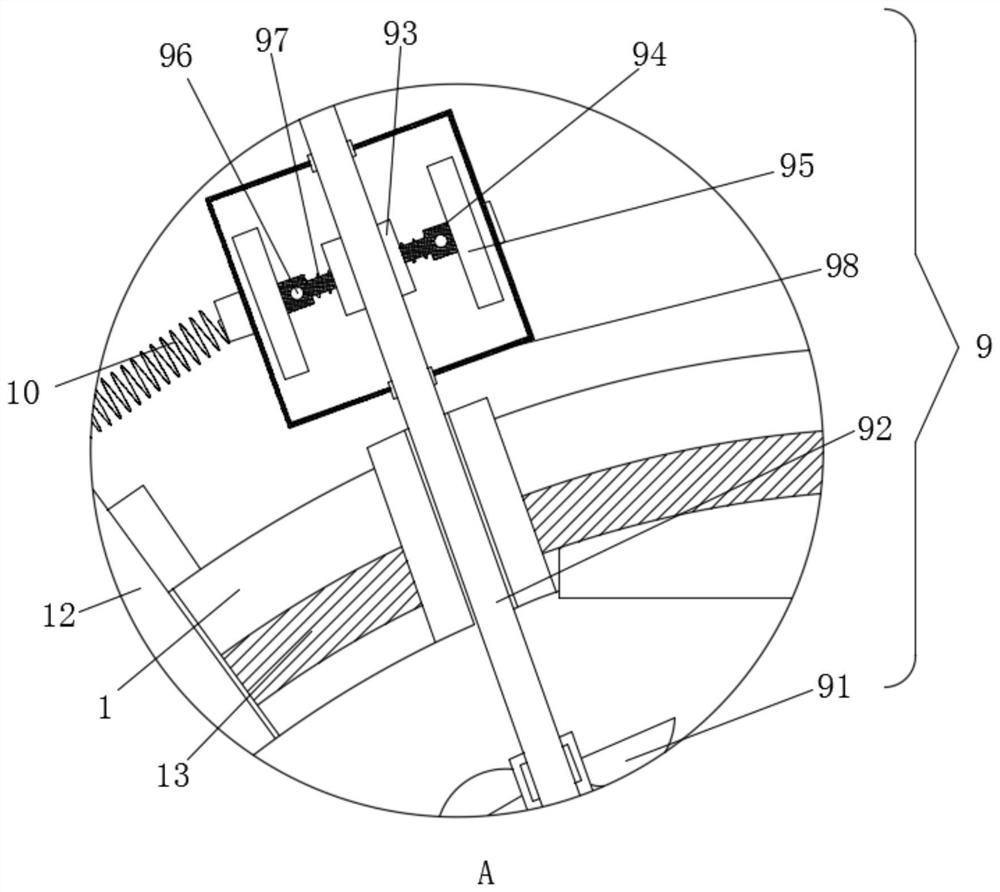 Granular raw material drying device for processing new material film