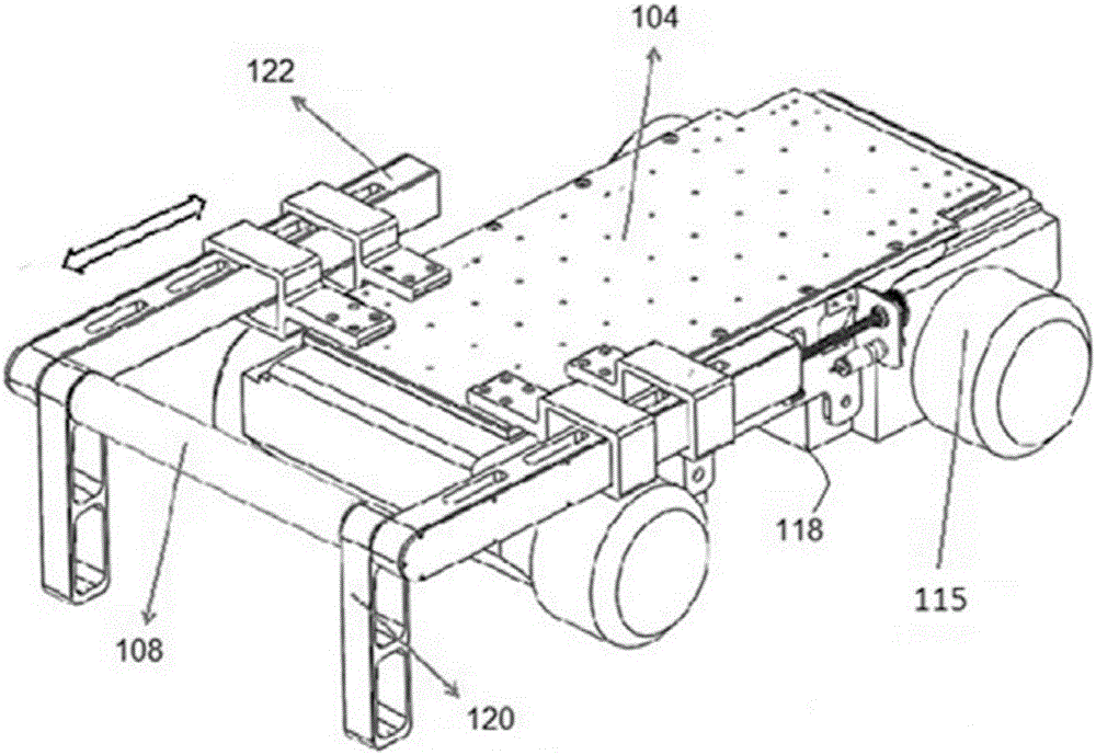 Dynamic adaptive stability control system for mobile robot