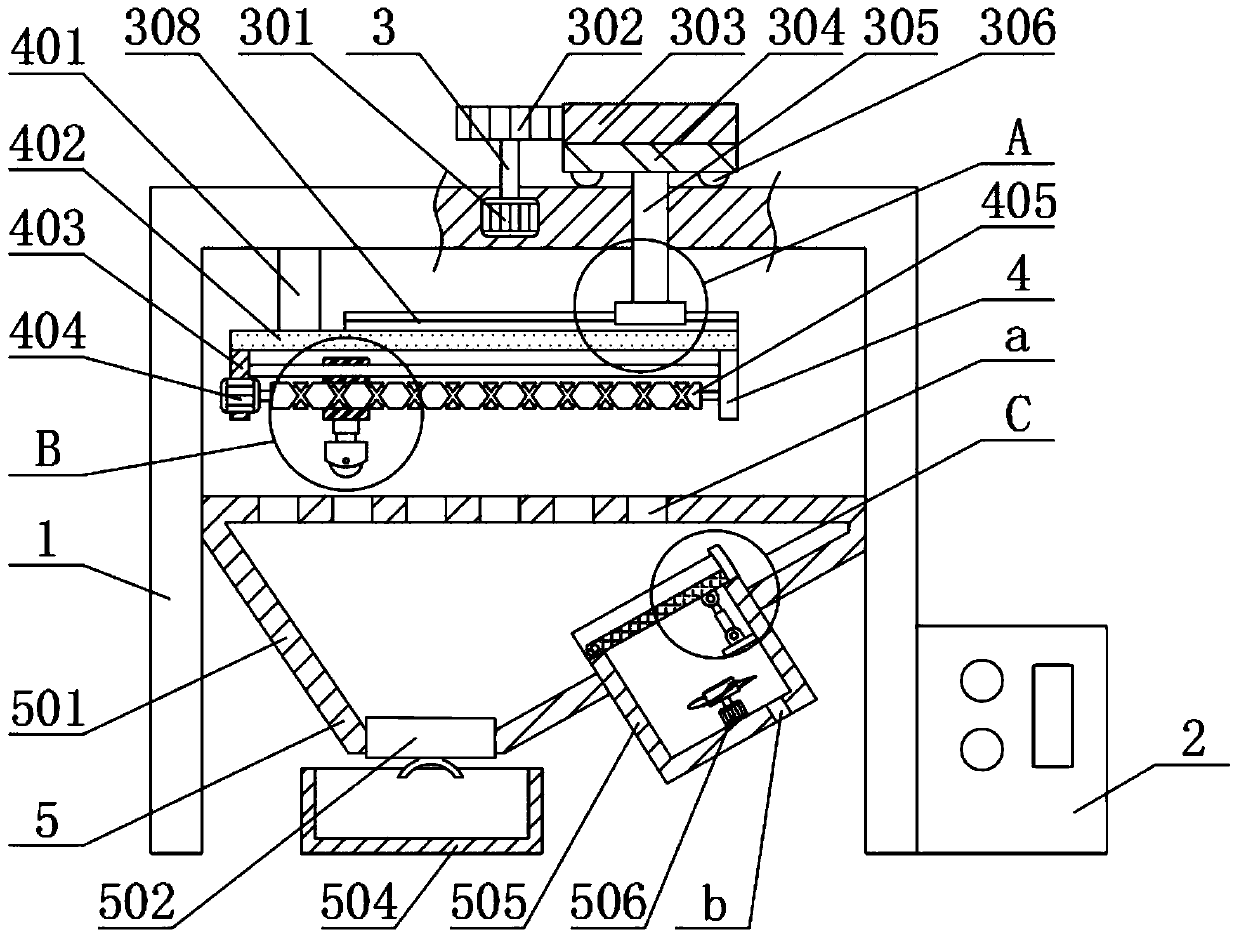 Cutting device for synthetic leather processing