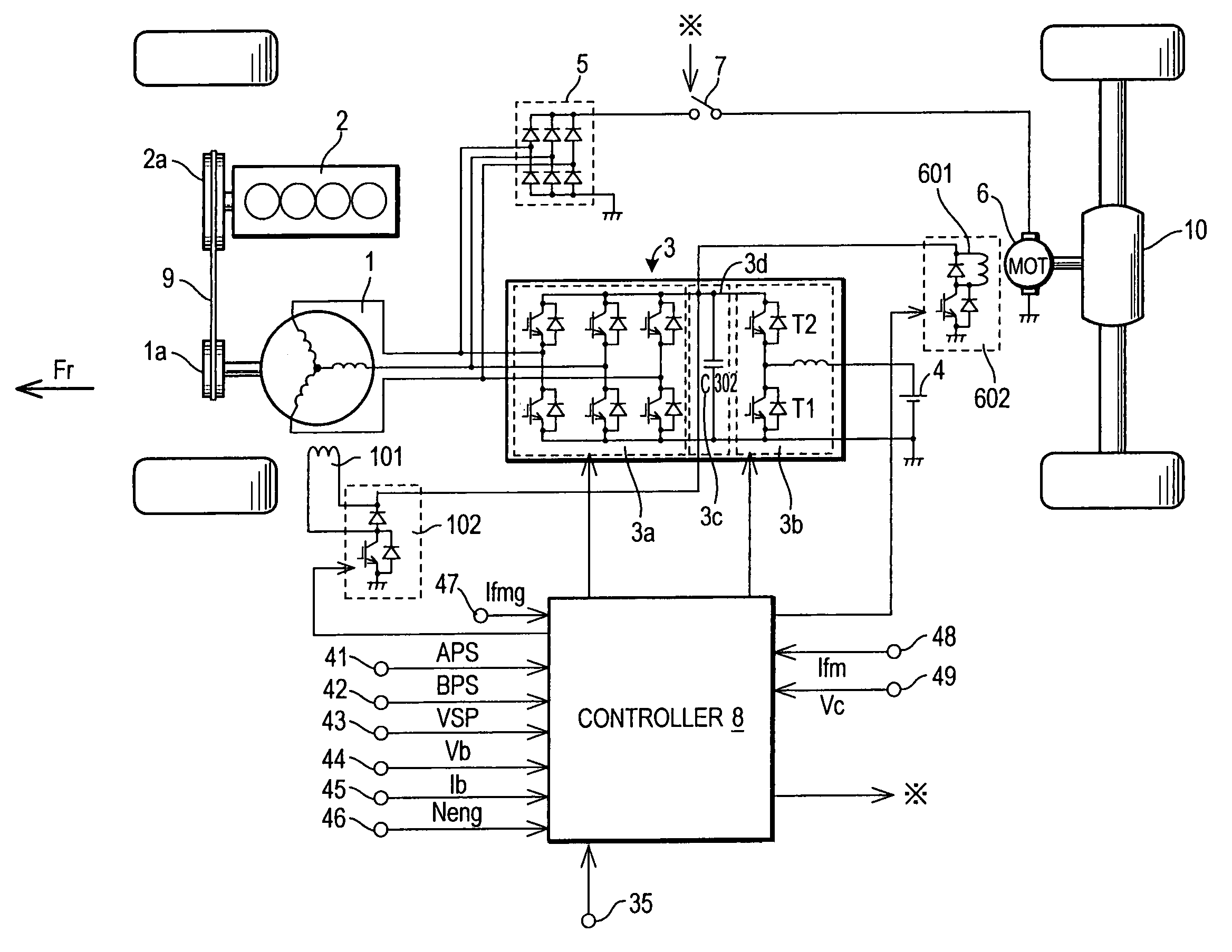 Control of vehicle motor