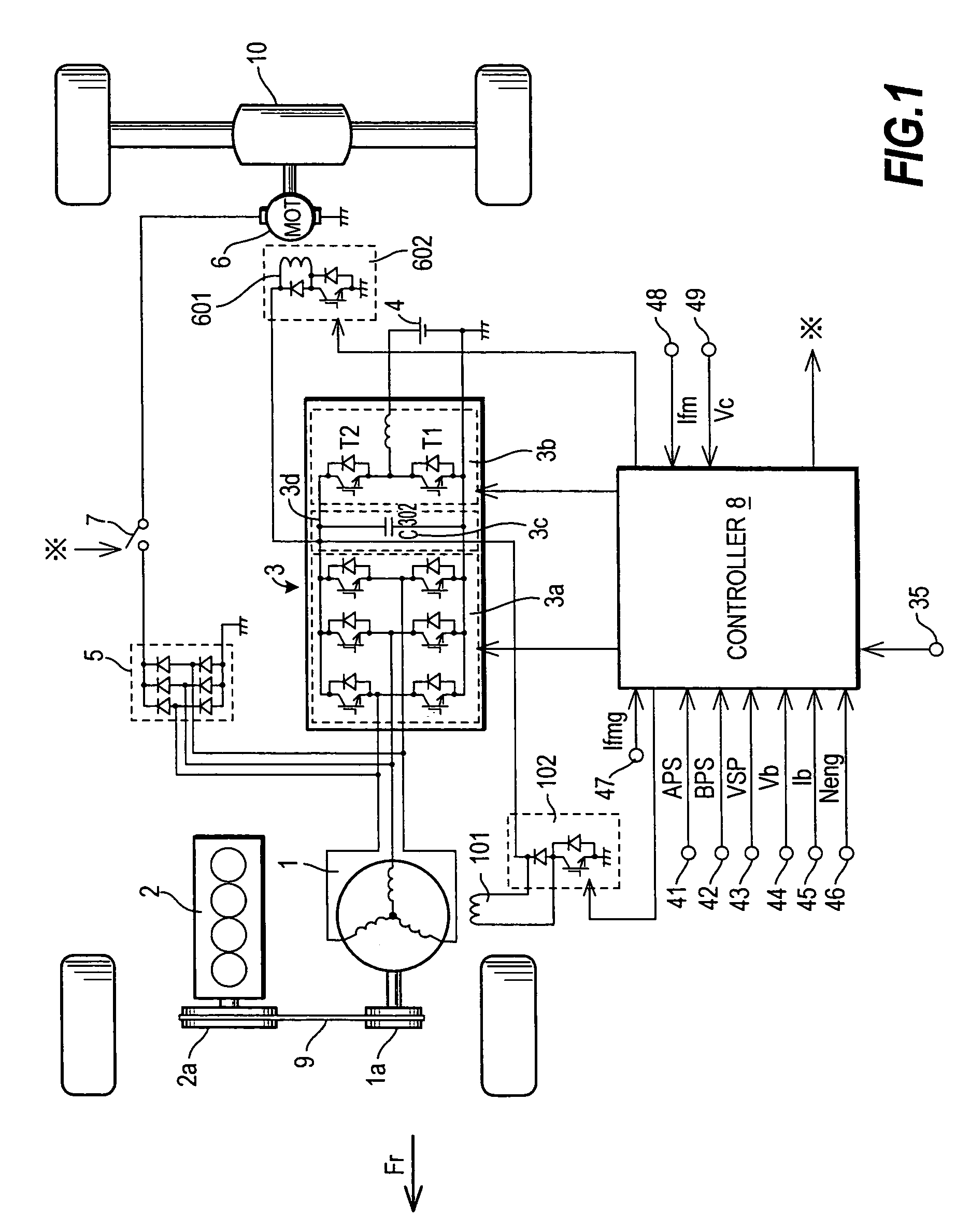 Control of vehicle motor